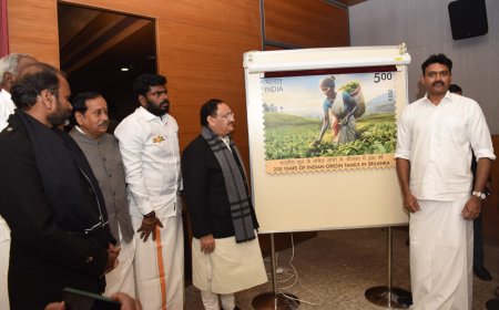 மலையக மக்களை கௌரவித்து புதுடெல்லியில் வெளியிடப்பட்டது நினைவு முத்திரை 
