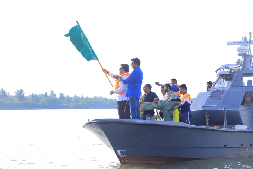 கிழக்கு ஆளுநர் செந்தில் தொண்டமானின் ஏற்பாட்டில் கிண்ணியாவில் படகோட்ட போட்டி!