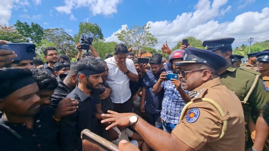 போர்க்களமானது கிளிநொச்சி ; சிறீதரன் எம்.பி. மீதும் தாக்குதல்