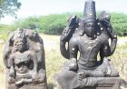 1,200 ஆண்டுகள் பழமையான திருமால், வைஷ்ணவி சிற்பங்கள் ஸ்ரீவில்லி.யில் கண்டெடுப்பு