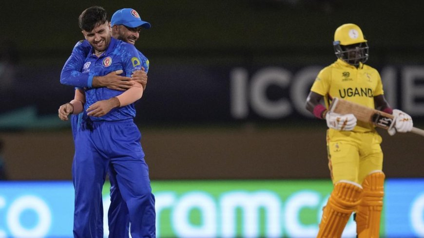 T20 WC | உகாண்டாவை அப்செட் செய்த ஃபரூக்கி: ஆப்கானிஸ்தான் வெற்றி!