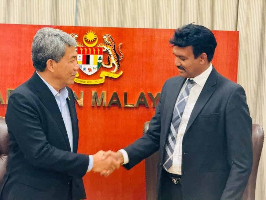 மலேசியாவின் பாதுகாப்பு அமைச்சரை சந்தித்த செந்தில் தொண்டமான்!