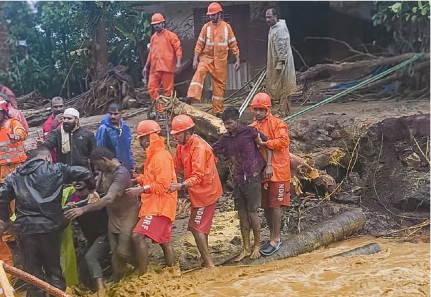 கேரளா வயநாடு அருகே மண்சரிவு - இதுவரை 41 பேர் உயிரிழப்பு