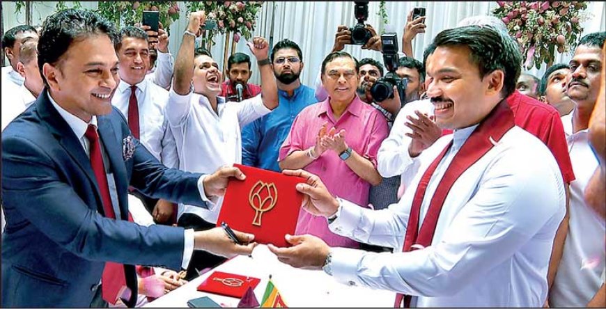 நாமலின் முதலாவது தேர்தல் பிரச்சார கூட்டம் இன்று