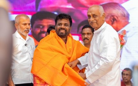 13 அமுலாக்கம் என்பது தேர்தல்கால வெற்றுக் காசோலை - யாழில் அனுரவுக்கு பிரமாண்ட வரவேற்பு!