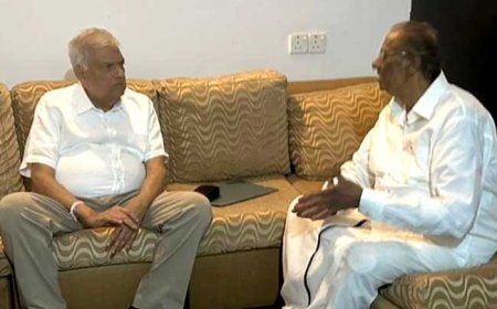 ஜனாதிபதித் தேர்தலில்   ரணில் வெல்ல வேண்டும் - அவரிடம் நேரில் மாவை தெரிவிப்பு