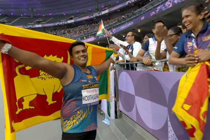 பரிஸ் பாராலிம்பிக் போட்டிகளில் இலங்கைக்கு வௌ்ளிப்பதக்கம்!