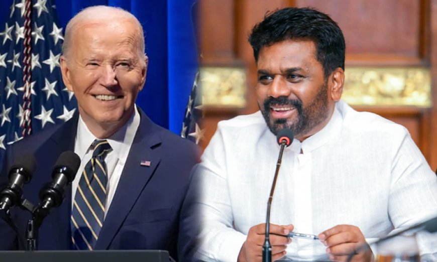 ஜனாதிபதி அநுரகுமார திசாநாயக்கவிற்கு ஜோ பைடன் வாழ்த்து