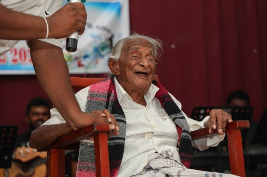 இலங்கையின் மிக வயதான மனிதர் - 110 வயது முதியவருக்கு அங்கீகாரம் 