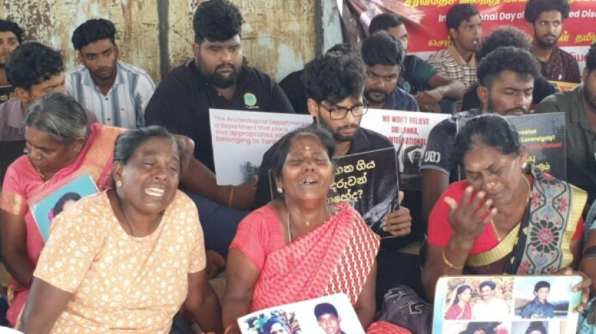 செம்மணியில் தீப்பந்தப் போராட்டம்